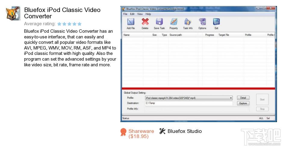 Bluefox iPod Classic Video Converter,Bluefox iPod Classic Video Converter下载,Blue
