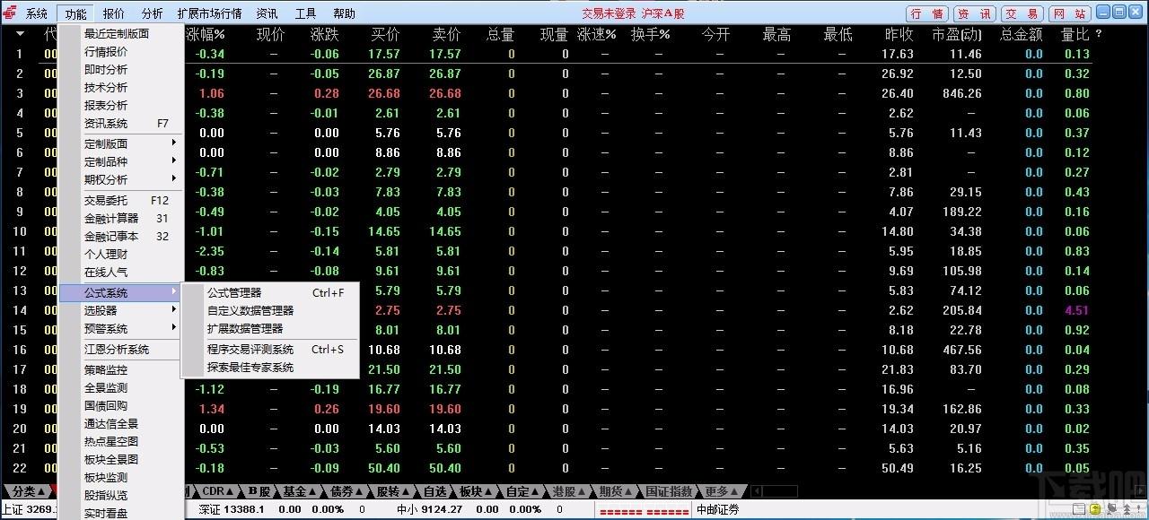 中邮证券通达信系统,中邮证券通达信,证券信息平台
