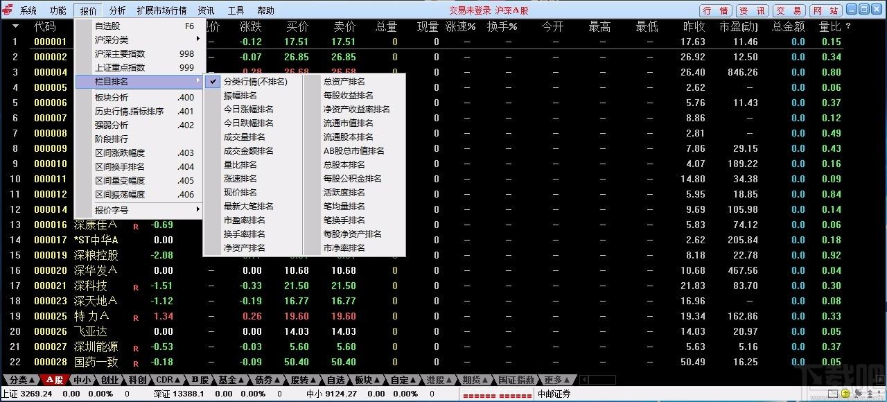 中邮证券通达信系统,中邮证券通达信,证券信息平台